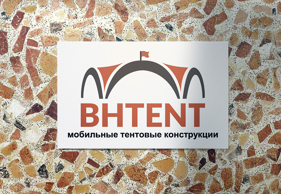 Наше портфолио - Дизайн таблички для компании-производителя мобильный тентовых конструкций &quot;BHTENT&quot;