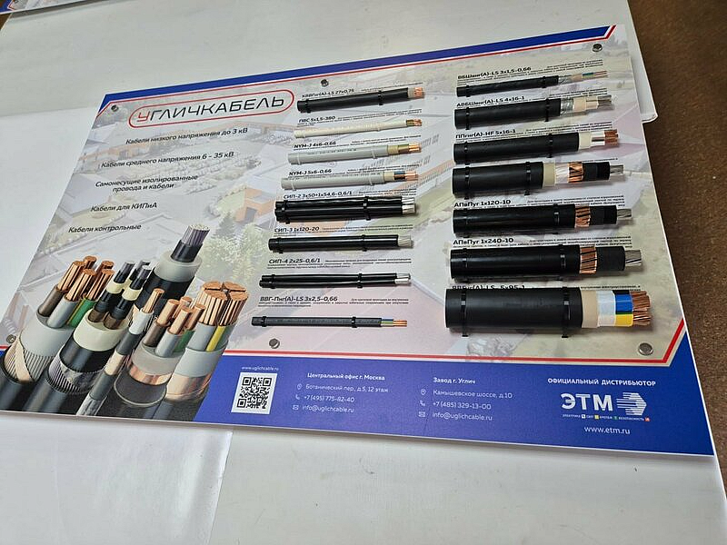 Наше портфолио - Информационные стенды для &quot;Угличкабель&quot;