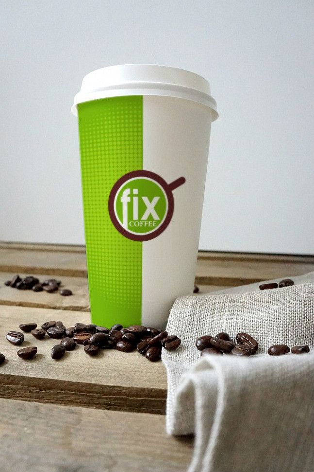 Наше портфолио - Логотип и фирменный стиль для "Cafe FIX" Наше портфолио - Логотип и фирменный стиль для "Cafe FIX"
