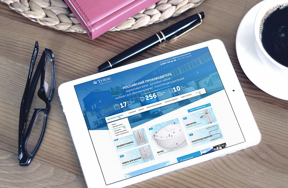 Наше портфолио - Создание сайта для компании "Triton" Наше портфолио - Создание сайта для компании "Triton"