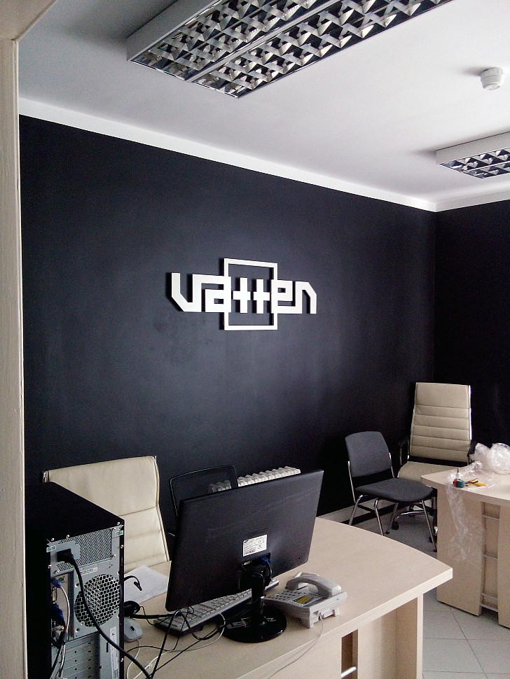 Наше портфолио - Интерьерная вывеска "Vatten" Наше портфолио - Интерьерная вывеска "Vatten"
