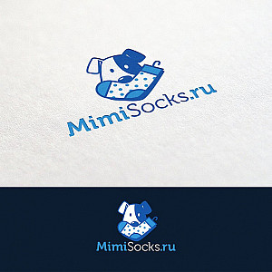 Наше портфолио - Логотип и фирменный стиль для "MiniSocks" Наше портфолио - Логотип и фирменный стиль для "MiniSocks"