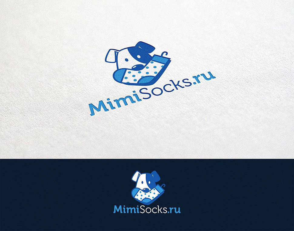 Наше портфолио - Логотип и фирменный стиль для "MiniSocks" Наше портфолио - Логотип и фирменный стиль для "MiniSocks"
