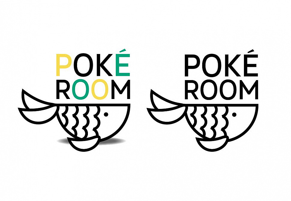 Наше портфолио - Логотип и фирменный стиль для ресторана гавайской кухни &quot;Poké Room&quot;