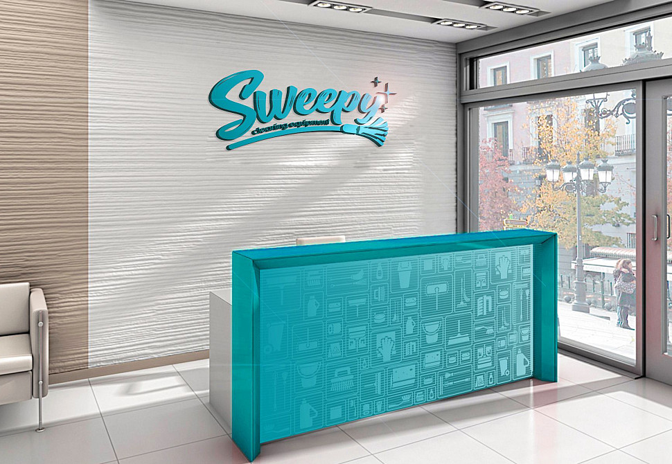 Наше портфолио - Логотип и фирменный стиль для &quot;SWEEPY&quot;