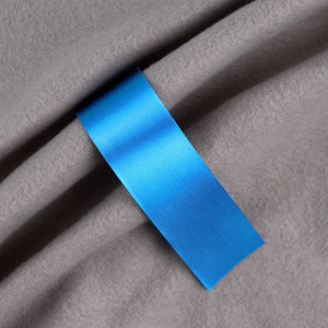 Лента сатиновая Satin 35 М, голубая, 80 см
